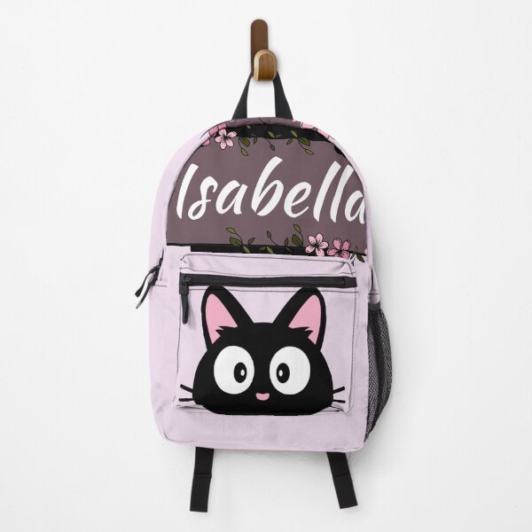 Item preview, Isabella Floral Cat Name Plate designed and sold by Coffee Lifestyle.