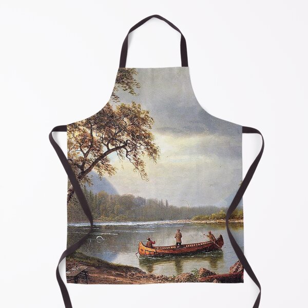 Item preview, Albert Bierstadt Salmon Fishing on the Cascapediac River designed and sold by OldTimeArt.