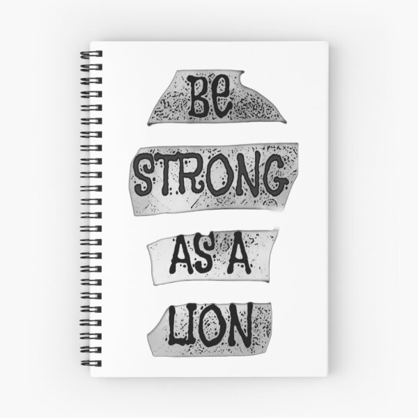 Item preview, Be strong as a lion designed and sold by earth wings.