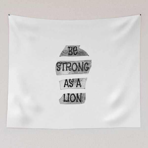 Item preview, Be strong as a lion designed and sold by earth wings.