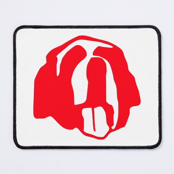 Item preview, Saint Bernard - Newfoundland face silhouette - Bernese Mountain dog - St. Bernard silly dog in red - Newfie gift designed and sold by smooshfaceutd.