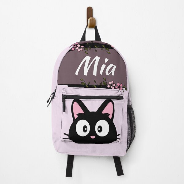 Item preview, Mia Floral Cat Name Plate designed and sold by Coffee Lifestyle.