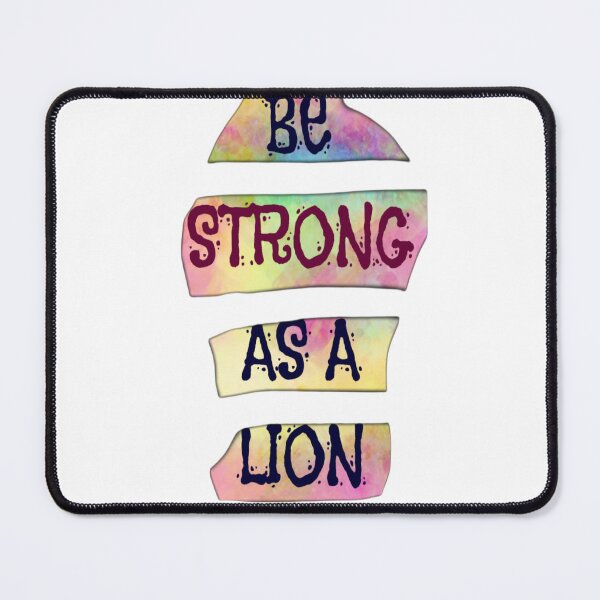 Item preview, Be strong as a lion designed and sold by earth wings.