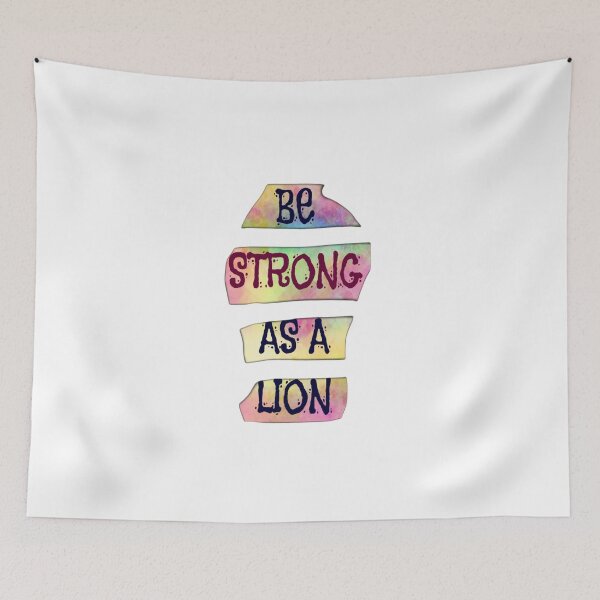 Item preview, Be strong as a lion designed and sold by earth wings.