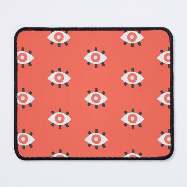 Artikelvorschau, Evil Eye Dots – Koralle entworfen und verkauft von Cat Coquillette.