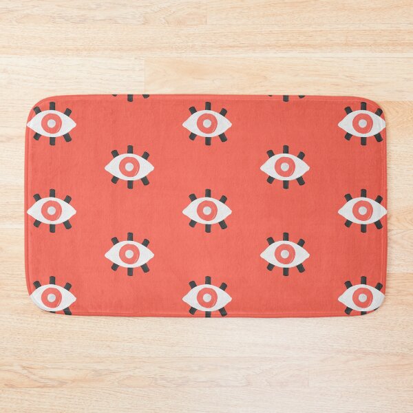 Artikelvorschau, Evil Eye Dots – Koralle entworfen und verkauft von Cat Coquillette.