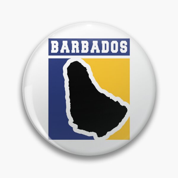 Item preview, Mapa de bloques de color de Barbados designed and sold by IdentiTee Studios.