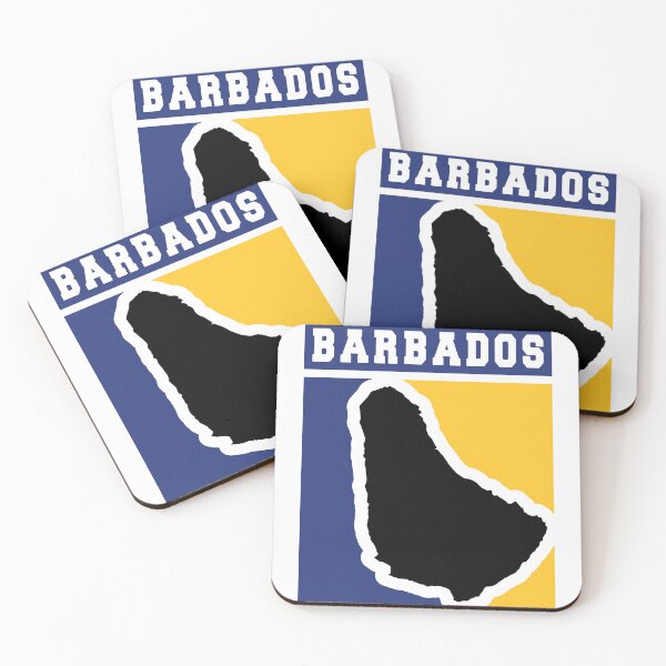 Item preview, Barbados Colour Block Map designed and sold by IdentiTee Studios.