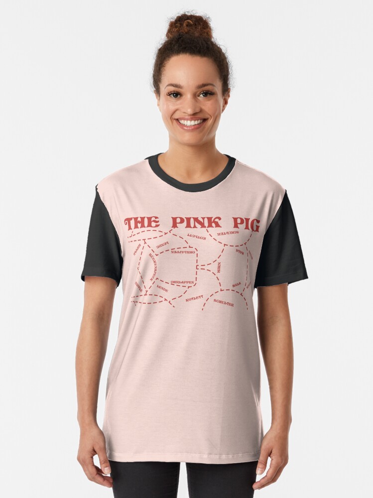 Alternate view of The Pink Pig Graphic T-Shirt