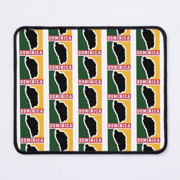 Item preview, Dominica Colour Block Map designed and sold by IdentiTee Studios.
