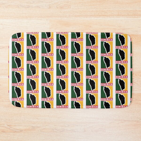 Item preview, Dominica Colour Block Map designed and sold by IdentiTee Studios.
