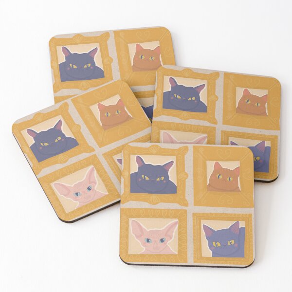 Item preview, Weird but Framed cats  designed and sold by TinyBatPortrait.
