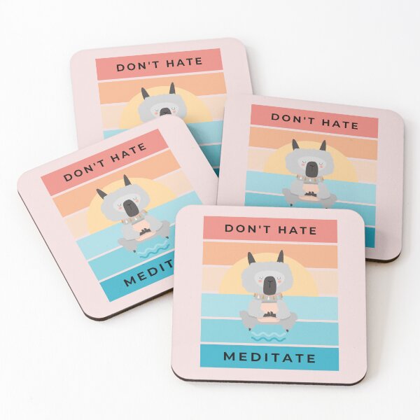 Item preview, Don't Hate Meditate designed and sold by VBeesTees.
