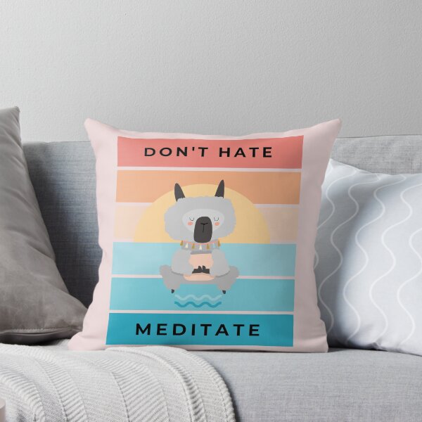 Item preview, Don't Hate Meditate designed and sold by VBeesTees.