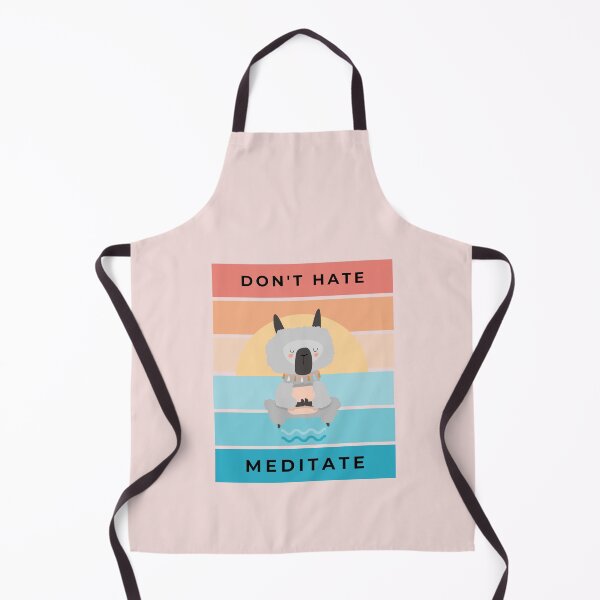 Item preview, Don't Hate Meditate designed and sold by VBeesTees.