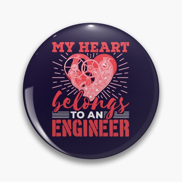 Item preview, My Heart Belongs to an Engineer Engineer's Wife Girlfriend designed and sold by jaygo.