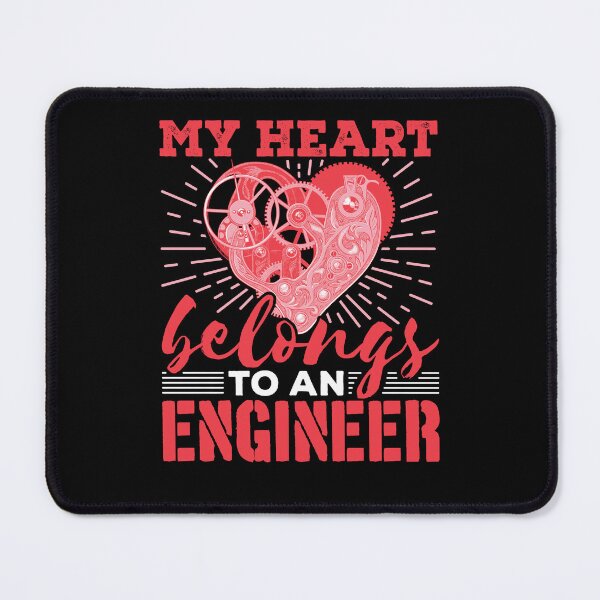 Item preview, My Heart Belongs to an Engineer Engineer's Wife Girlfriend designed and sold by jaygo.