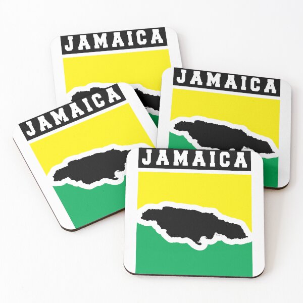Item preview, Jamaica Colour Block Map designed and sold by IdentiTee Studios.