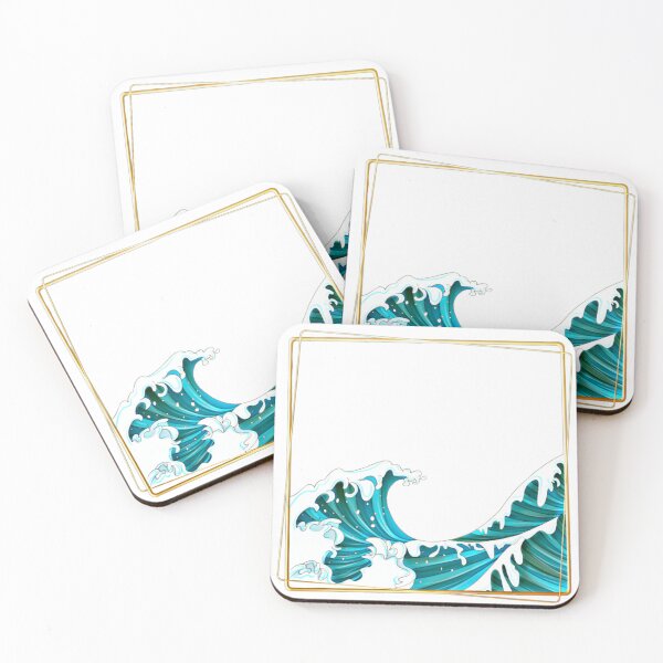 Item preview, The big wave - bleu  designed and sold by UNIX-G.
