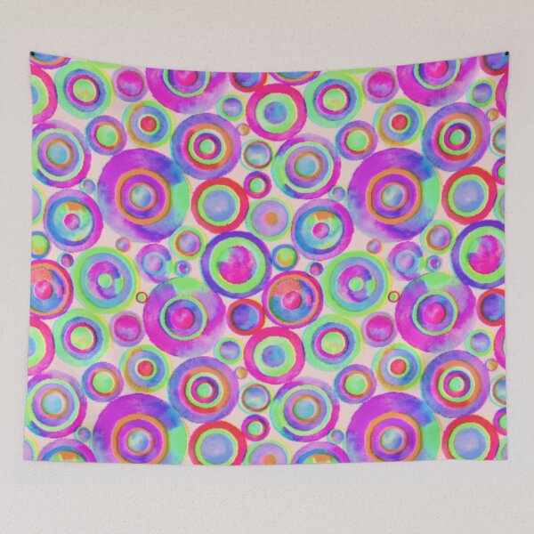 Item preview, circle pattern,dot pattern,watercolor designed and sold by cutecrazytshirt.
