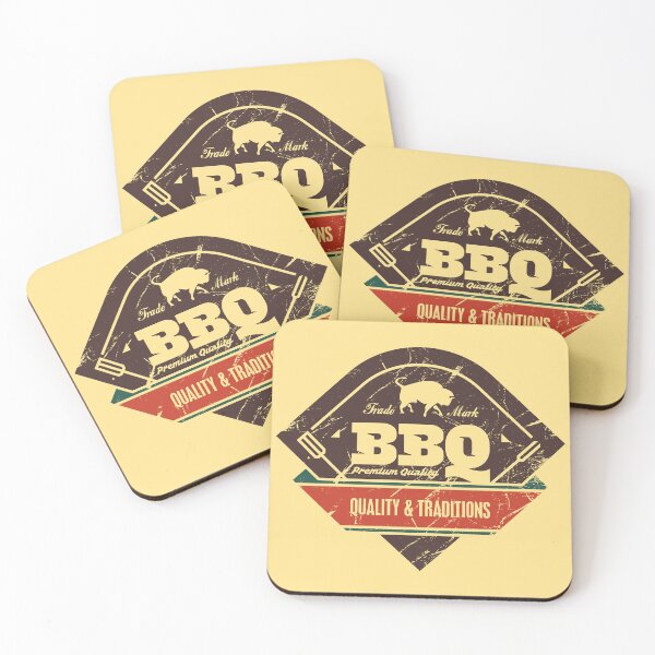 Item preview, BBQ grill retro label designed and sold by etraveler.