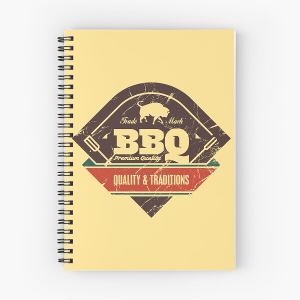 Item preview, BBQ grill retro label designed and sold by etraveler.