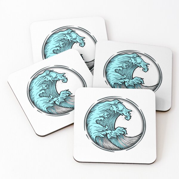 Item preview, Big wave - bleu  designed and sold by UNIX-G.