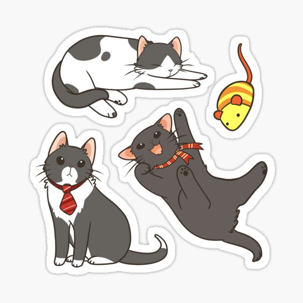 Item preview, Black and White Cats designed and sold by pawlove.