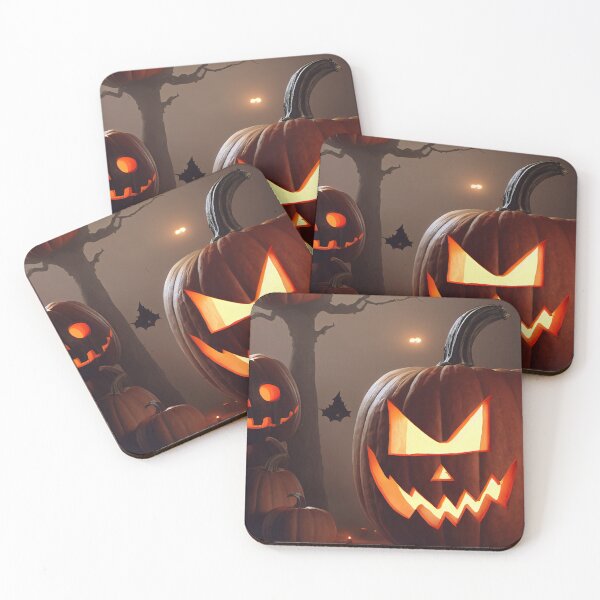 Item preview, Halloween scary pumpkin heads designed and sold by ai1art.