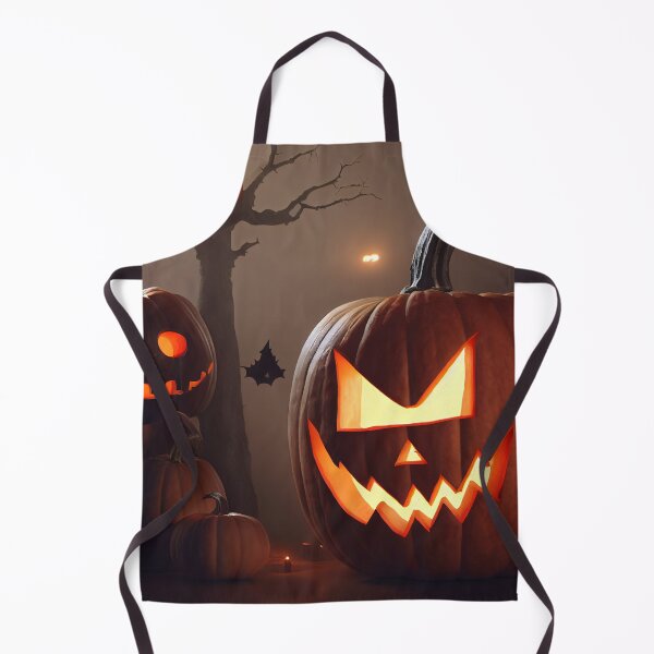 Item preview, Halloween scary pumpkin heads designed and sold by ai1art.