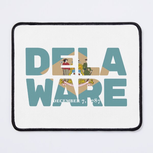 Item preview, Delaware Flag Text designed and sold by OldDannyBrown.