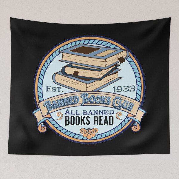 Item preview, Banned Book Club Est 1933  All Banned Books Read Logo designed and sold by jamie Omahen.