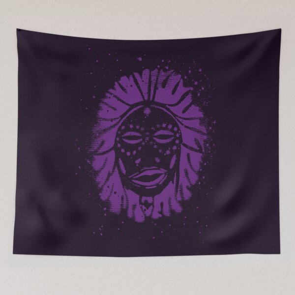 Item preview, Shaman death mask in Purple designed and sold by Anomalypark.