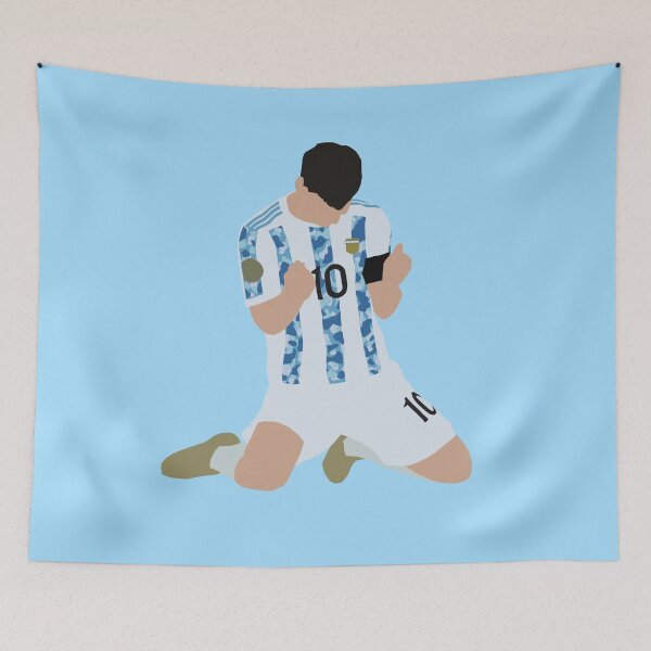 Item preview, Messi Celebrates Argentina Victory designed and sold by shahstickerinc.