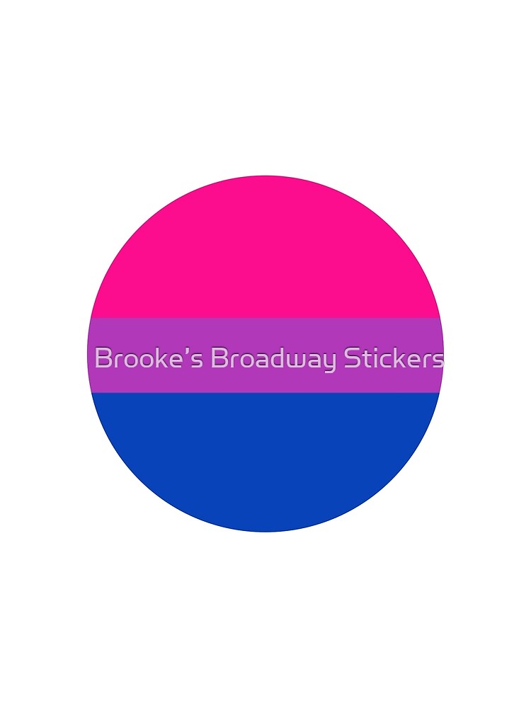 Bisexual Pride Flag Circle Sticker Poster For Sale By Brooklynelise14 Redbubble 0743