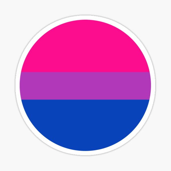 Bisexual Pride Flag Circle Sticker Sticker For Sale By Brooklynelise14 Redbubble 0859