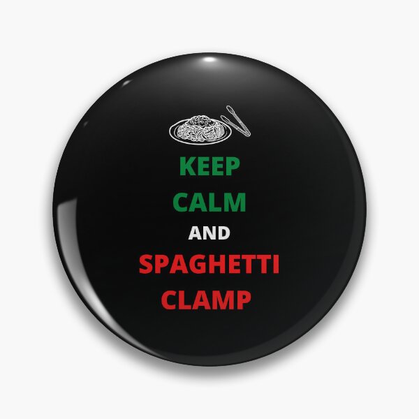 Item preview, Keep calm and spaghetti clamp designed and sold by Rubi16.