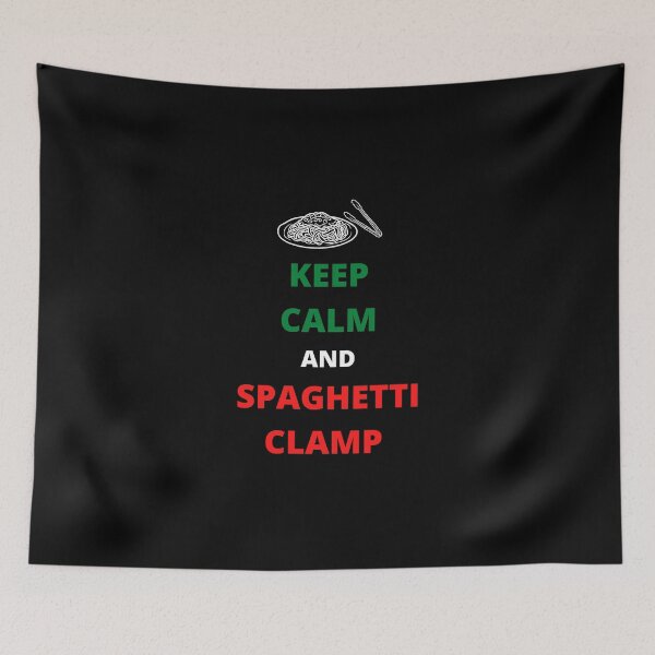 Item preview, Keep calm and spaghetti clamp designed and sold by Rubi16.