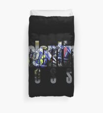 rosi doing cornering Duvet Cover