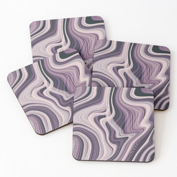 Item preview, Purple Abstract Marble Swirl Pattern designed and sold by HappyLifeCreate.
