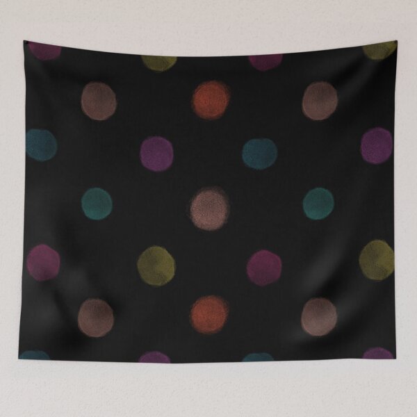 Item preview, polka dots watercolor multicolor pattern designed and sold by cutecrazytshirt.
