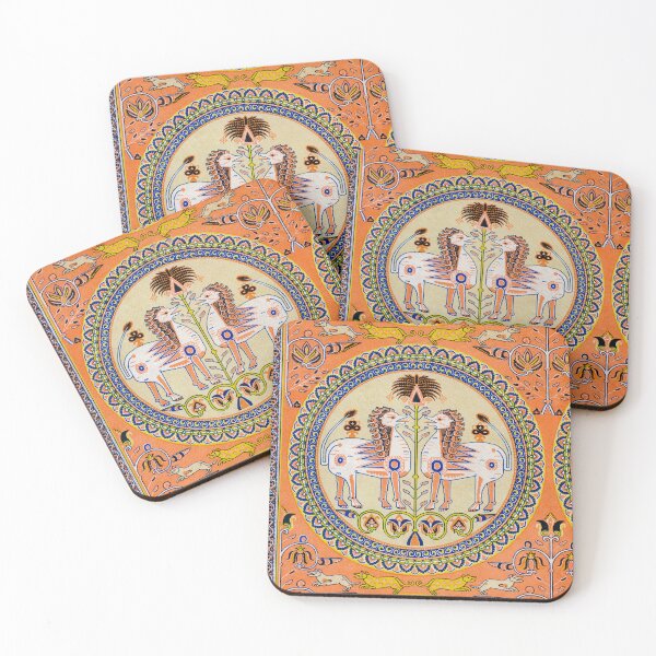 Item preview, Arabic Medieval Floral Vintage Aesthetic Flowers Pattern designed and sold by avinigav.