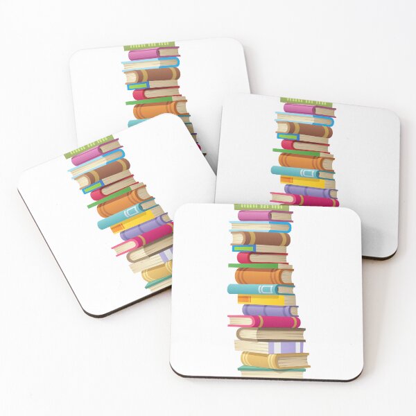 Item preview, Book Tower: my to be read pile designed and sold by WolfBirdDesigns.