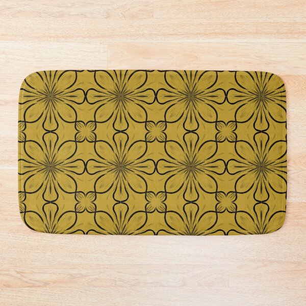 Item preview, A flower, a unique hand drawn geometric repeating pattern - WelshDesigns designed and sold by welshdesigns.