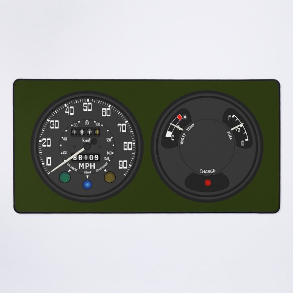 Item preview, Classic 4x4 Speedometer and Gauge Cluster designed and sold by UKMatt2000.