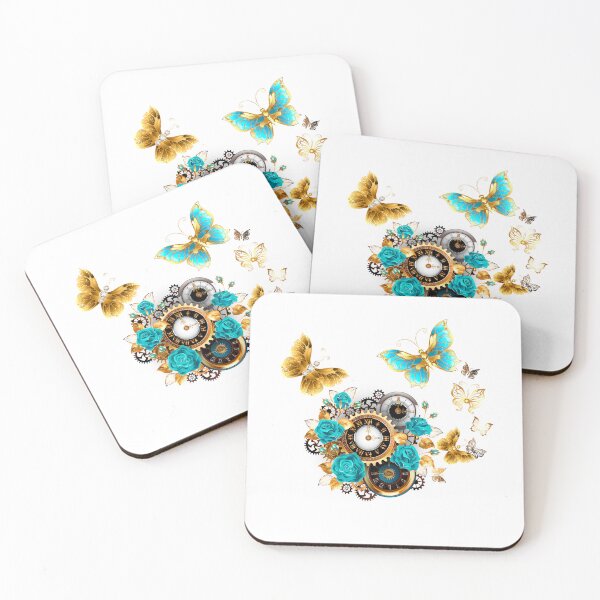 Item preview, abstract flower and butterfly pattern designed and sold by ApurwaArtShop.