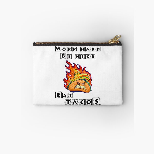 Item preview, Work Hard Be Nice Eat Tacos designed and sold by Shirtflyer.