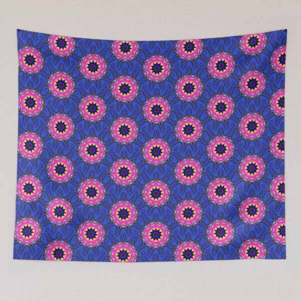 Item preview,  Blue fuchsia mandala  designed and sold by Magicifa.