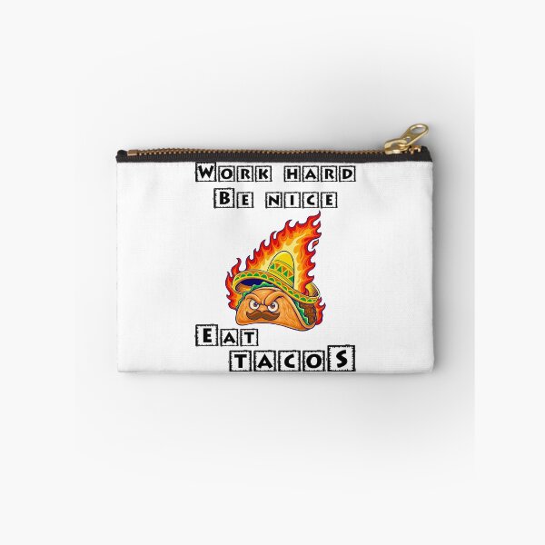 Item preview, Work Hard Be Nice Eat Tacos designed and sold by Shirtflyer.