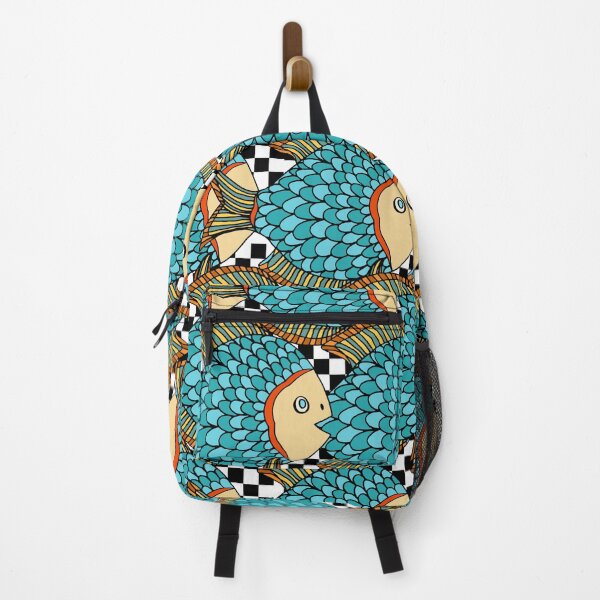 Item preview, Fun Fish themed Whimsical Black and White Print designed and sold by Trimzz.